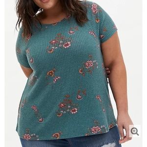 Torrid Waffle Knit Crew Tee